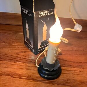 Primitive Country CandleStick - Plugs In!